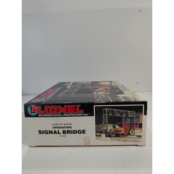 Lionel 6-12724 O Gauge Model Railroad Accessory Operating Signal Bridge w/Box - Picture 13 of 15